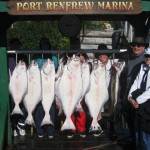 McGiveron family with a boat load of halibut